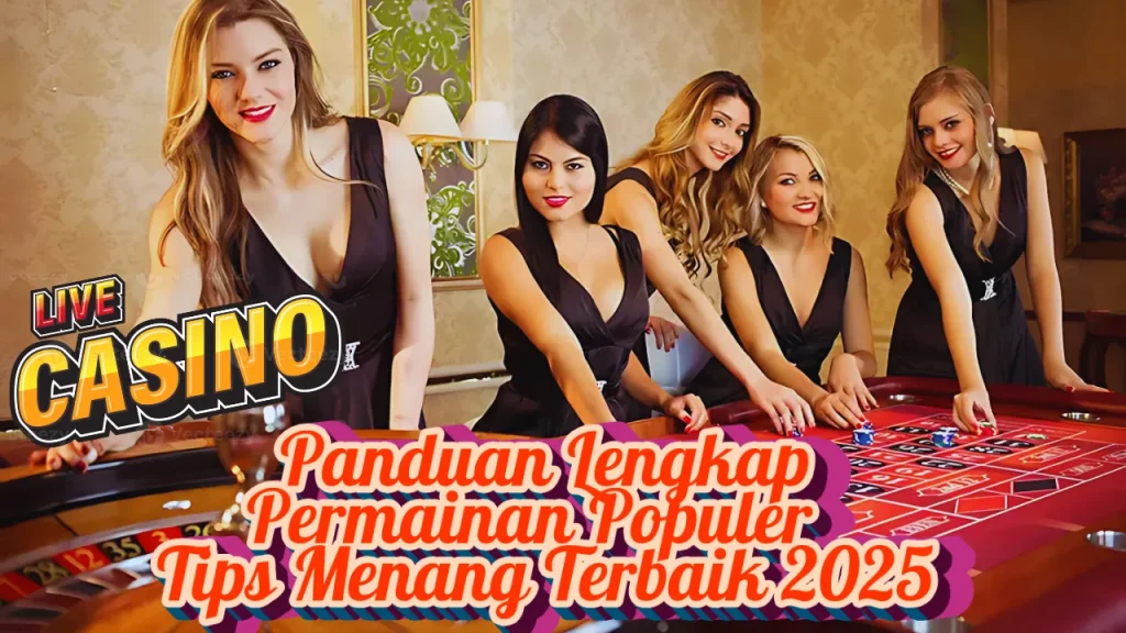 Live Casino Online: Panduan Lengkap, Permainan Populer & Tips Menang Terbaik 2025